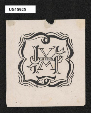 Exlibris VMH (V. a M. Hrskových)