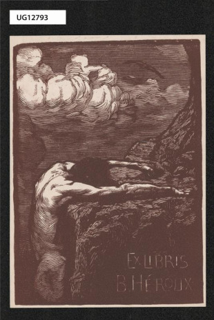 Ex libris B. Héroux