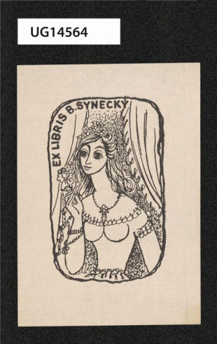 Exlibris B. Synecký