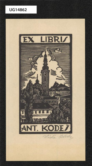 Ex libris Ant. Kodeš