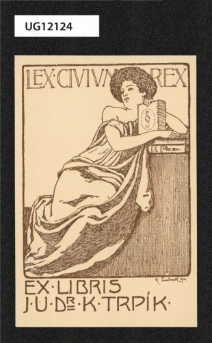 Ex libris J.U.Dr. K. Trpík
