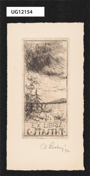 Ex libris C. Šťastný