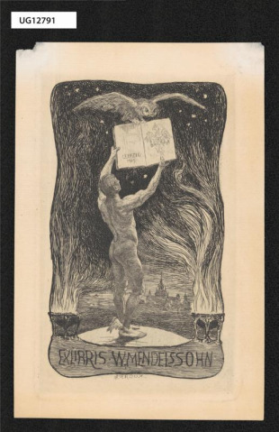 Exlibris W. Mendelssohn