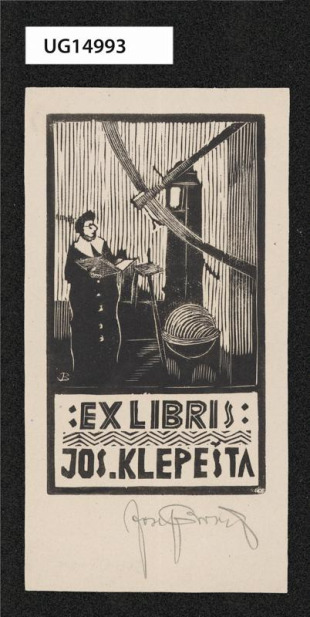 Ex libris Jos. Klepešta