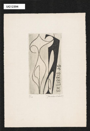 Ex libris J. Š. (Jaroslav Šváb)