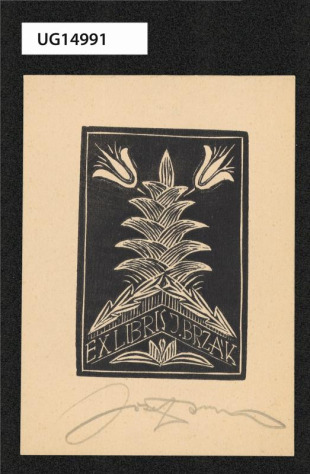 Ex libris J. Brzák