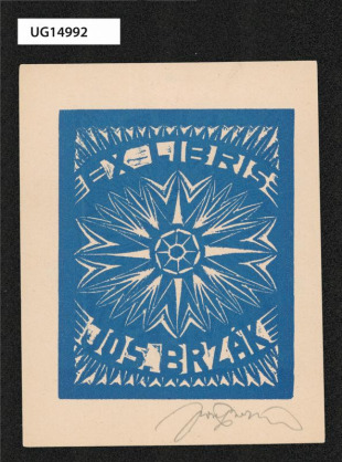 Ex libris Jos. Brzák