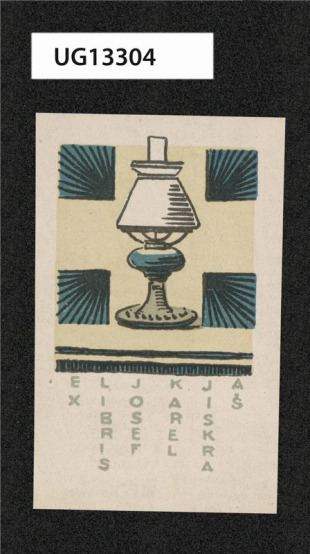 Ex libris Josef Karel Jiskra Aš