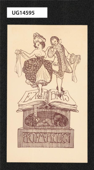 Ex libris Bed. M. Beneš