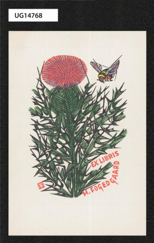 Ex libris H. Fogedgaard
