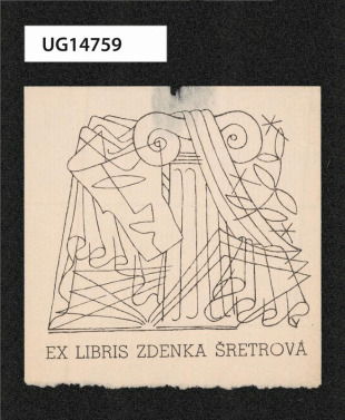 Ex libris Zdenka Šretrová