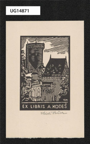 Ex libris A. Kodeš