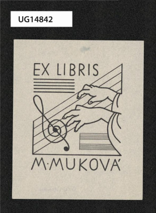 Ex libris M. Muková