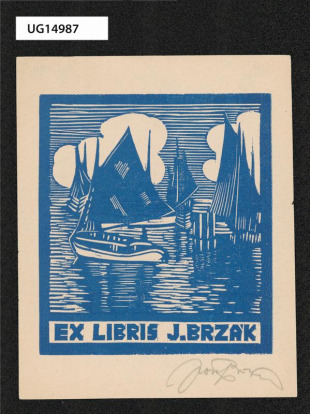 Ex libris J. Brzák