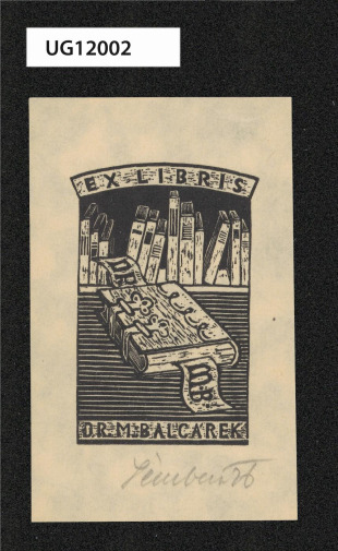 Ex libris Dr. M. Balcárek