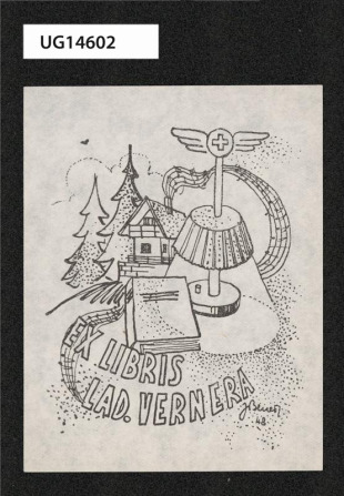 Ex libris Lad. Vernera