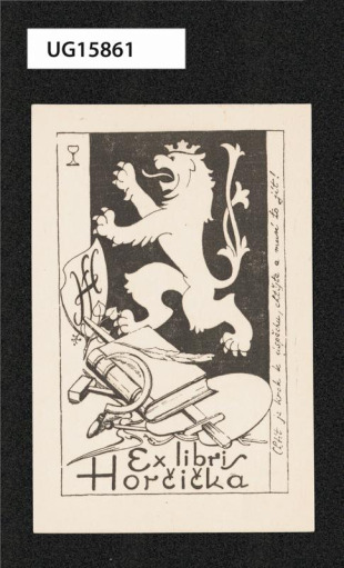 Ex libris Horčička