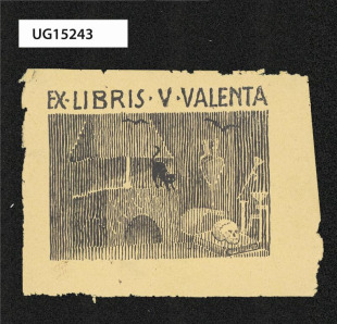 Ex libris V. Valenta
