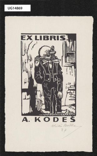 Ex libris A. Kodeš