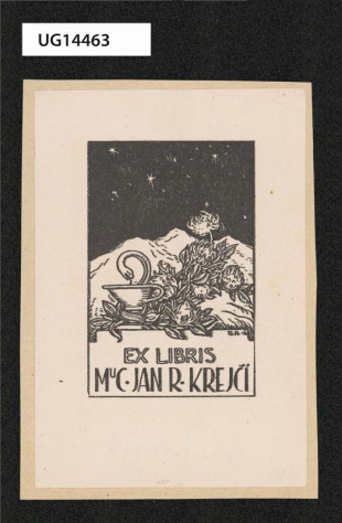 Ex libris MUC. Jan R. Krejčí