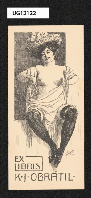 Ex libris K. J. Obrátil