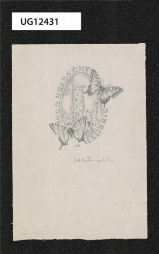 Exlibris Ing. O. Hradečný