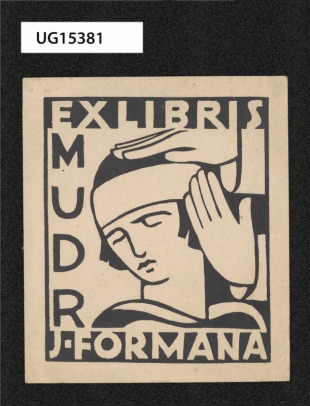 Exlibris MUDR J. Formana