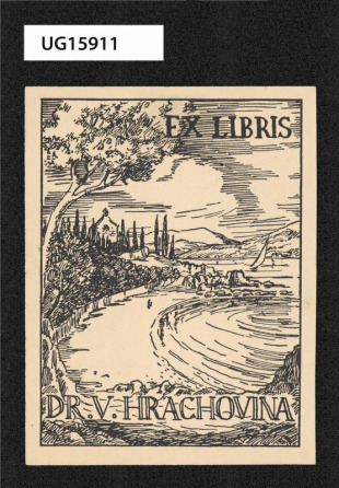 Ex libris Dr. V. Hrachovina