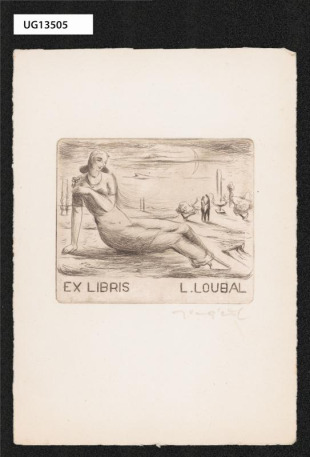 Ex libris L. Loubal