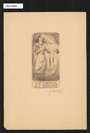 Ex libris J. L. Krejčí