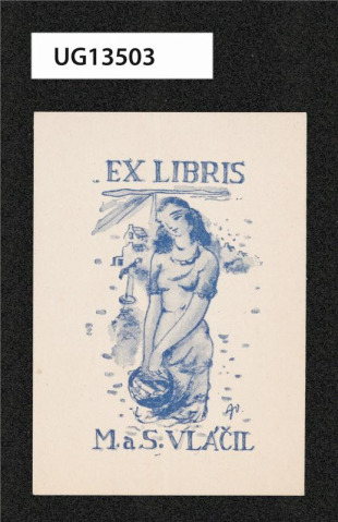 Ex libris M. a S. Vláčil