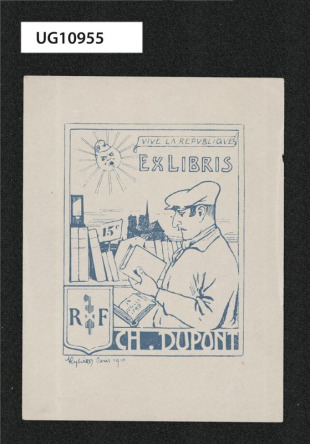 Ex libris Ch. Dupont