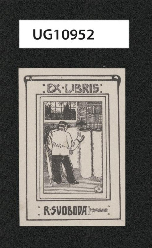 Ex libris R. Svoboda Prague