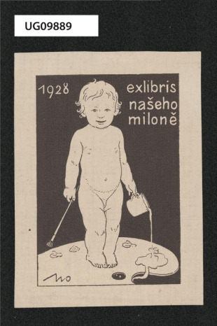 1928 ex libris našeho miloně