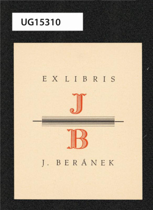 Ex libris J. Beránek