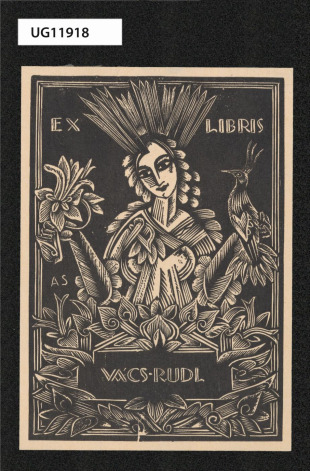 Ex libris Vács. Rudl