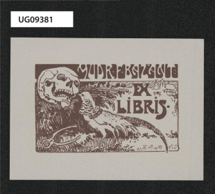 Ex libris MUDR. F. Bažant