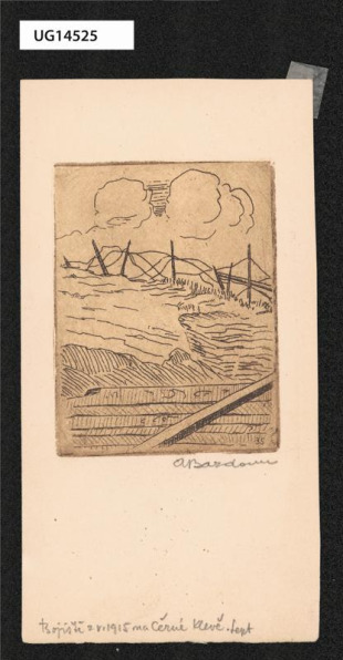 Bojiště z roku 1915 na Černé Klevě