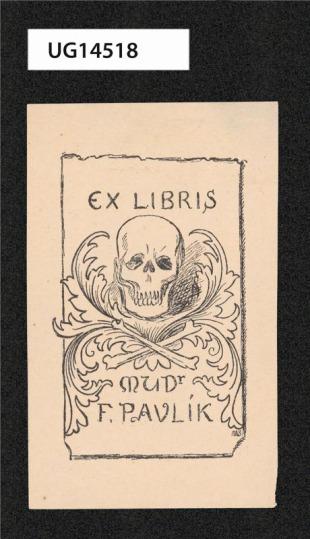 Ex libris MUDr. F. Pavlík