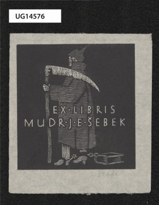 Ex libris MUDR. J. E. Šebek