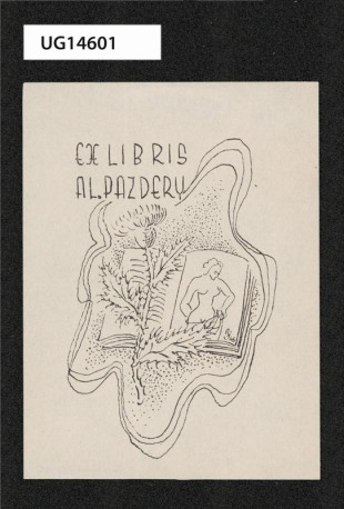 Ex libris Al. Pazdery