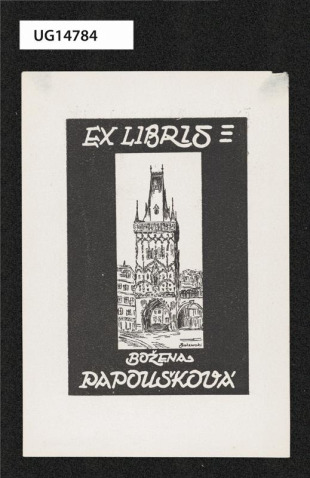 Ex libris Božena Papoušková