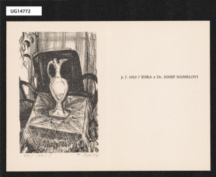 p. f. 1959 / Zora a Dr. Josef Hamrlovi