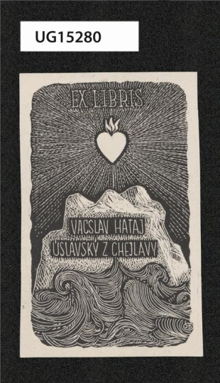 Ex libris Vácslav Hataj Úslavský z Chejlavy