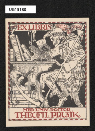Ex libris med. univ. doctor Theofil Prusík