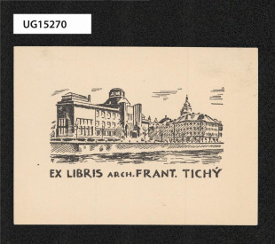 Ex libris arch. Frant. Tichý