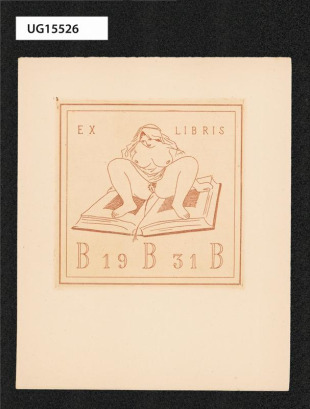 Ex libris B 19 B 31 B (Bedřich Beneš Buchlovan)