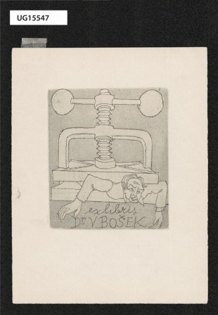 exlibris Dr. V. Bošek