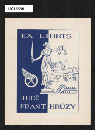 Ex libris JUDr. Frant. Hrůzy