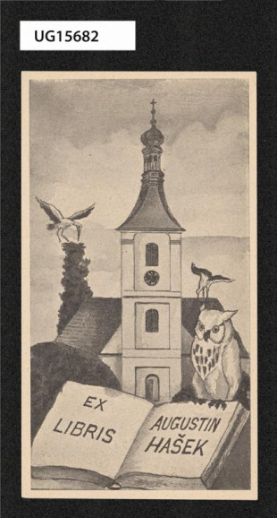 Ex libris Augustin Hašek